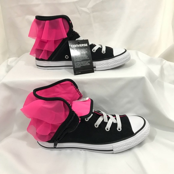 SOLD!!!!! CONVERSE Block Party Tutu Ankle sneakers - Picture 6 of 8